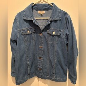 Vtg Turtle Bay New York Denim Shirt/Light Jacket
